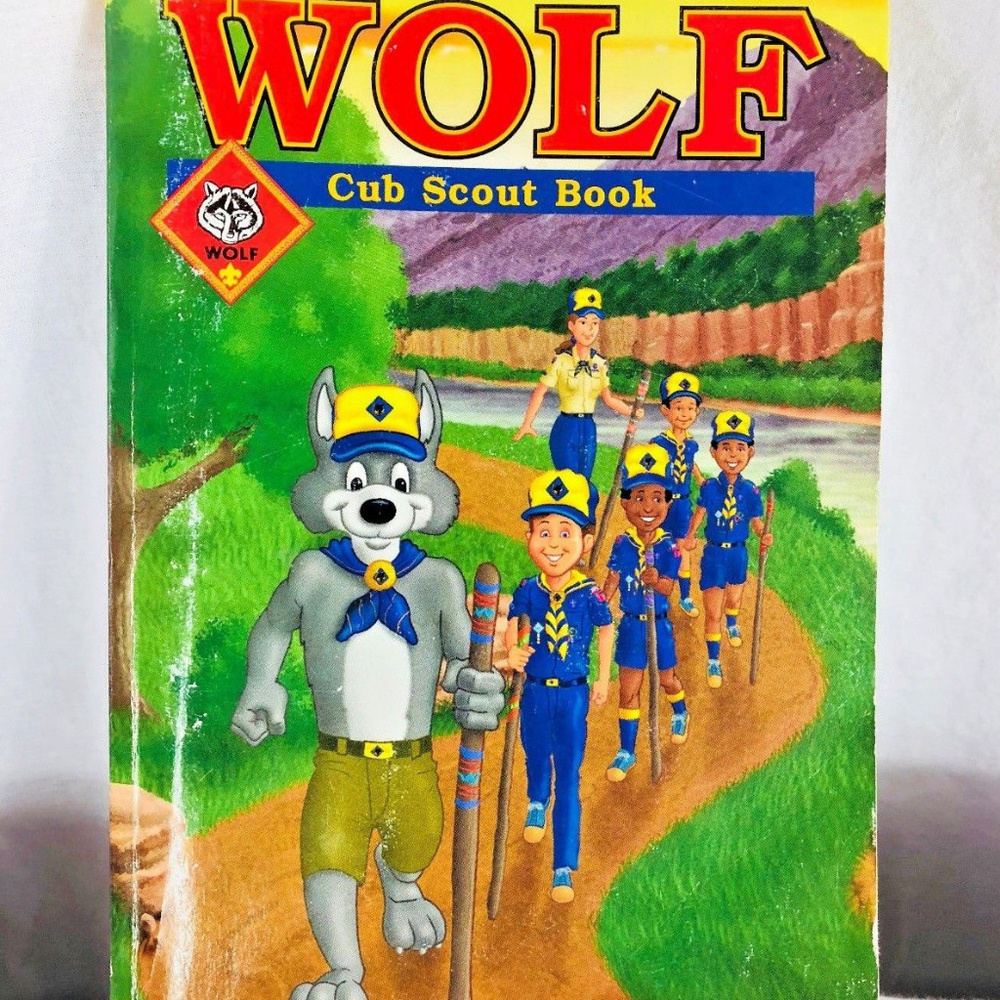 Vintage Cub Scout Wolf Handbook 1998